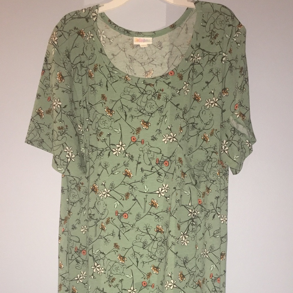 Hi low Lularoe Disney Carly dress-winnie the pooh